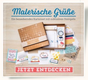 Stampin Up Set Projektset Kartenset malerische Grüße