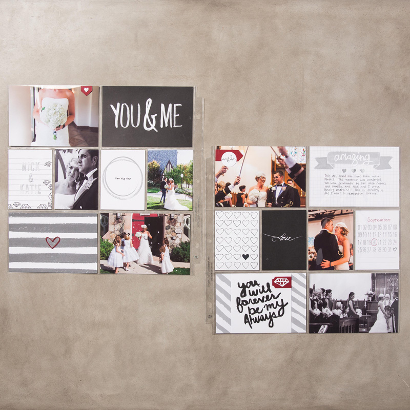 stampin up project life hochzeit