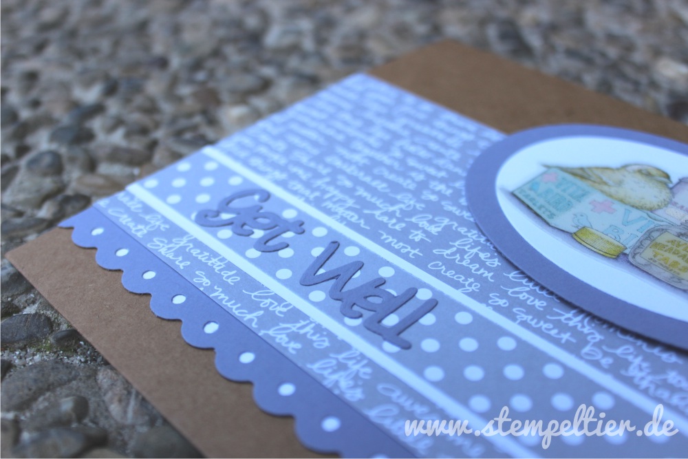 stampin up genesung gute besserung get well DP Neutralfarben schiefergrau blauregen kraft house mouse karte