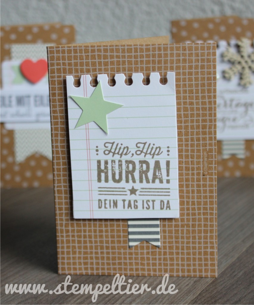 stampinup stempeltier kraft hurra projektset kraft dein tag