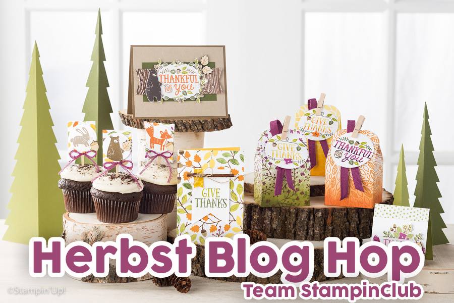 BlogHop Stempeltier StampinUp Herbst Eichel