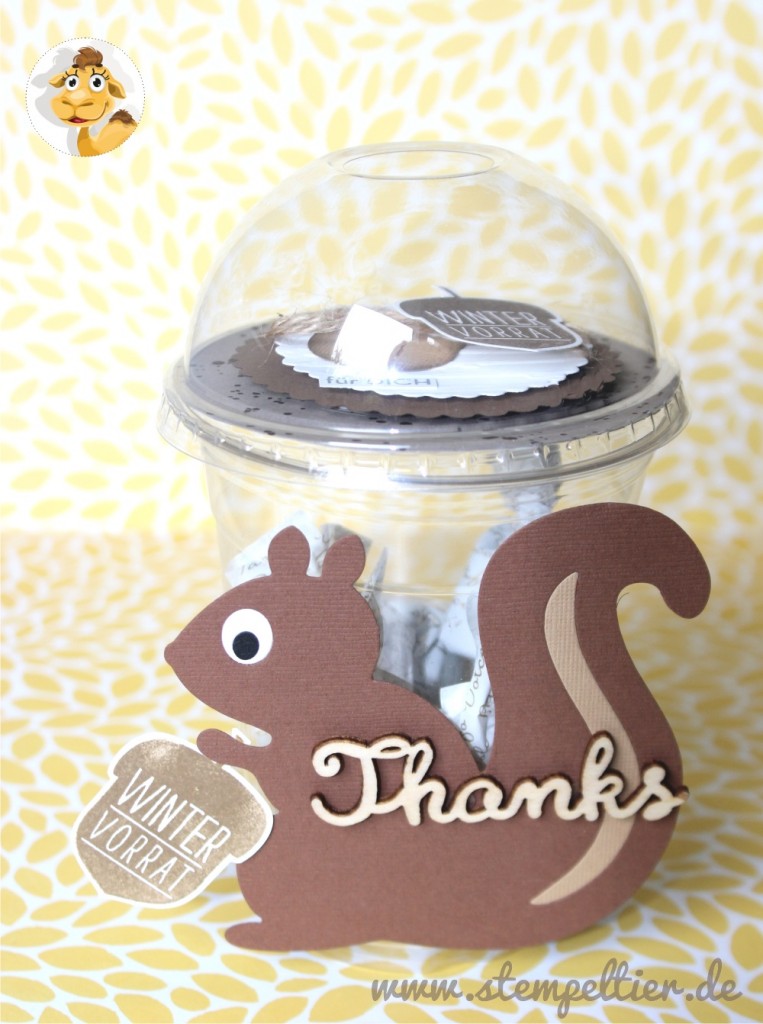 stampin up domecup dombecher smoothiebecher verpacken herbst eichhörnchen squirrel fall