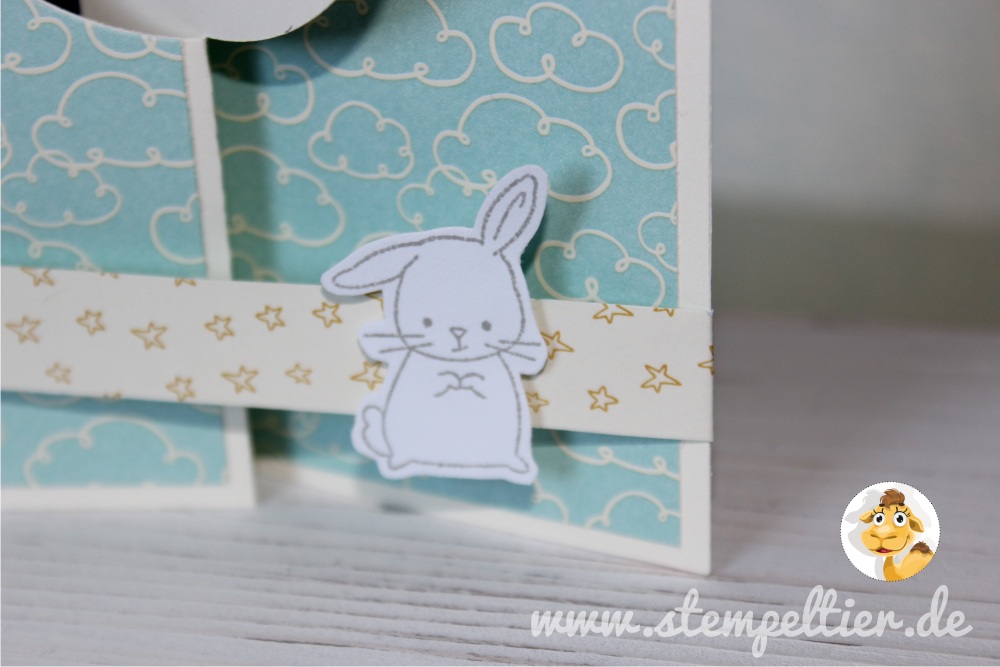 stampin up sweet lil things DSP süße kleinigkeiten stempeltier hase bunny clouds wolken 1