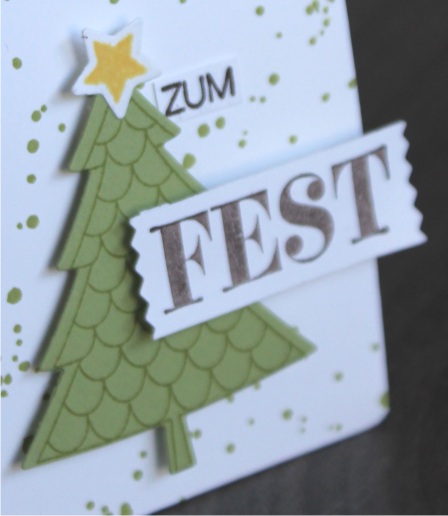 stampin up christmas tree gruß zum fest weihachtliche Worte tannenbaum peaceful pines gift bag Geschenktüte stempeltier weihnachtsgrüße 1