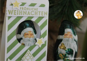 stampin up stempeltier nikolaus weihnachtsmann verpacken verpackung eleganter anhänger stanze weihnachten