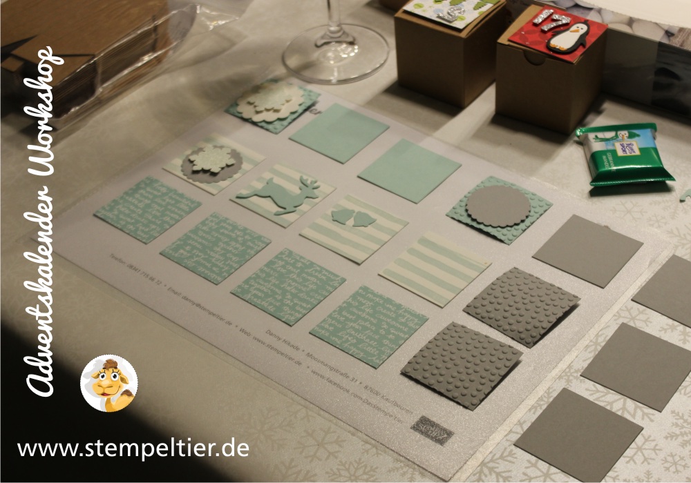 stempeltier adventskalenderworkshop stampin up 