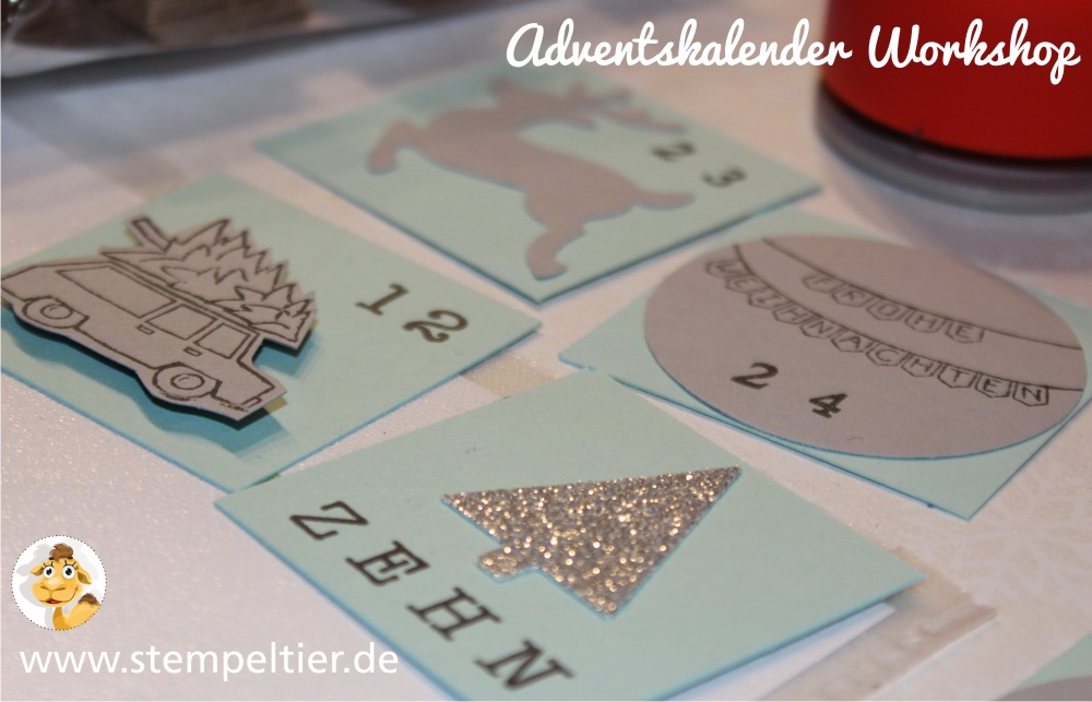 stempeltier adventskalenderworkshop stampin up 24 türchen 