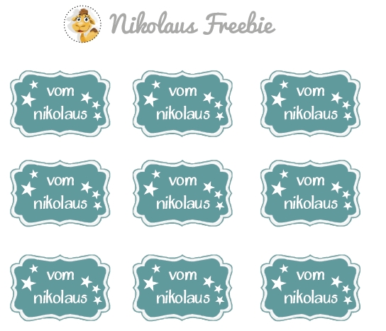 stempeltier stampin up dekoratives etikett freebie ausdrucken vorlage printable Nikolaus