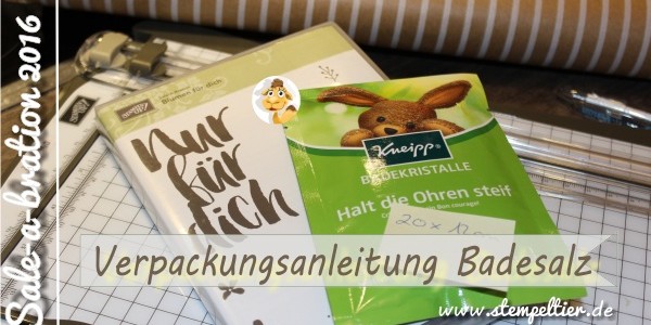 Halt die Ohren steif – Badesalz verpackt