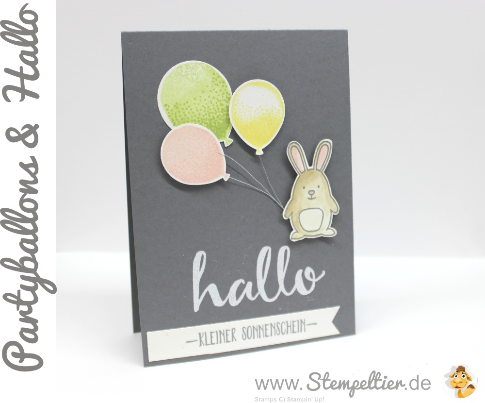stampin up stempeltier Partyballons_Hase_Luftballons_Hallo SAB Frühjahr Sommerkatalog 2016 vorschau saleabration hello