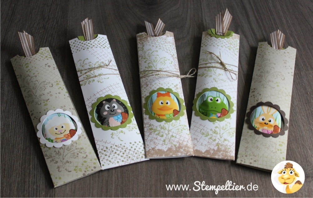 Stampin up verpackung Ostern 2016 lolli schokololli easter how to tutorial anleitung stempeltier