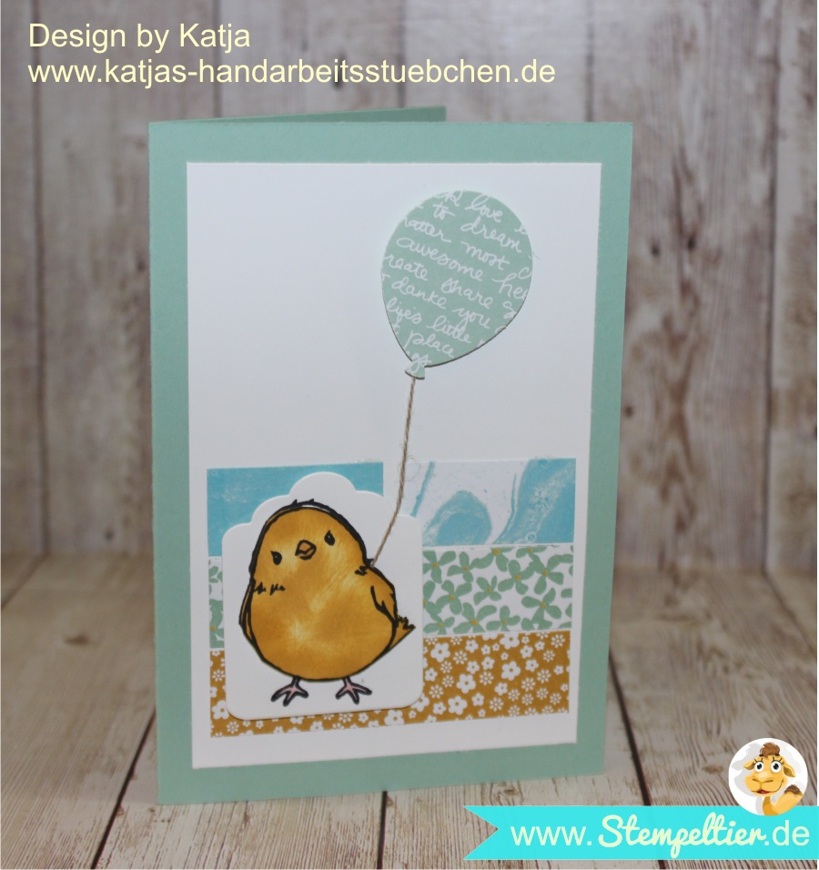 grußkarte Ostern Katja Team stempeltier stampin up so süß SAB ostern 2016