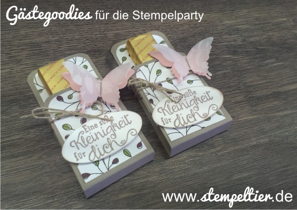 stampin up merci verpackung einzel schmetterling kleinigkeit 