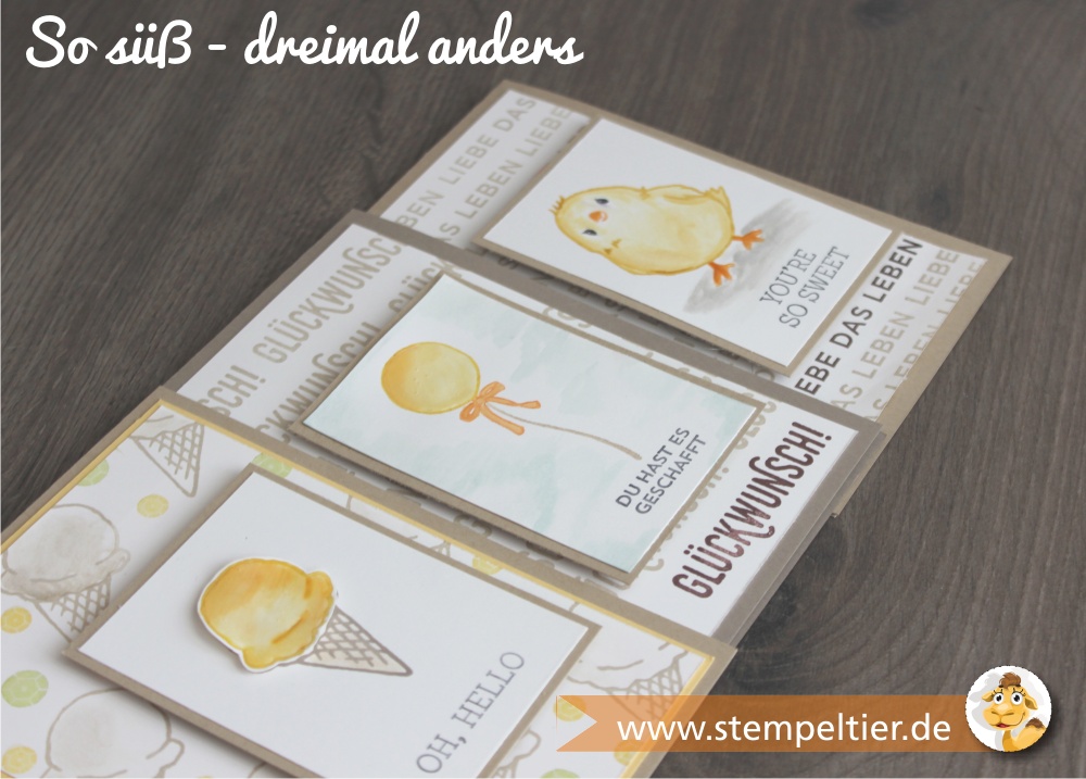 stampin up SAB sale a bration 2016 so süß küken luftballon eis stempeltier paarweise