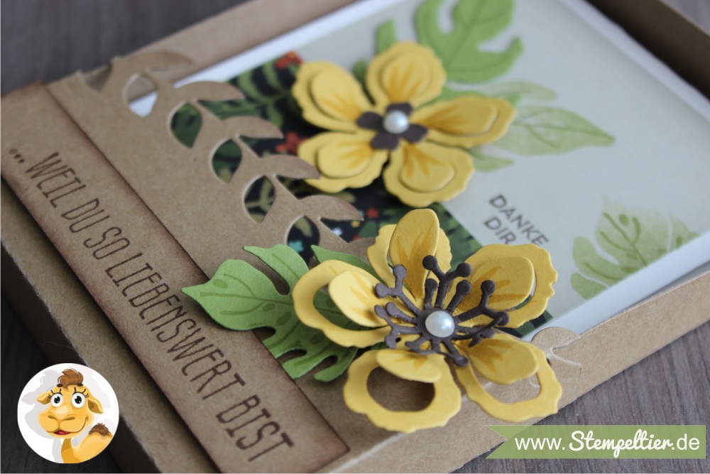 stampin up botanical blooms botanischer garten grußkarte geschenkbox anleitung tororial verpackung 1