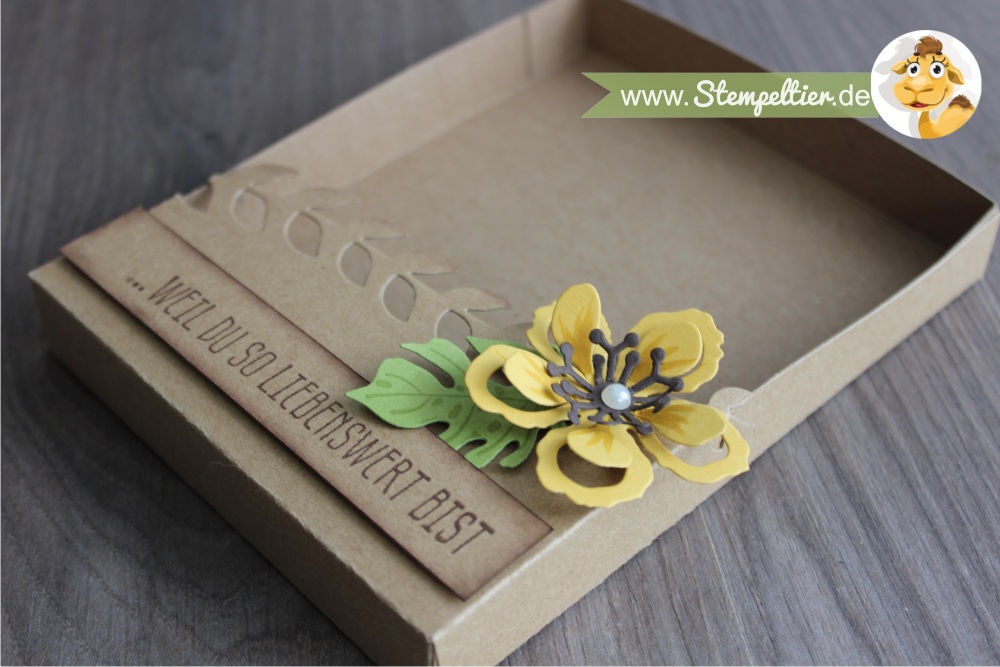 stampin up botanical blooms botanischer garten grußkarte geschenkbox anleitung tororial verpackung