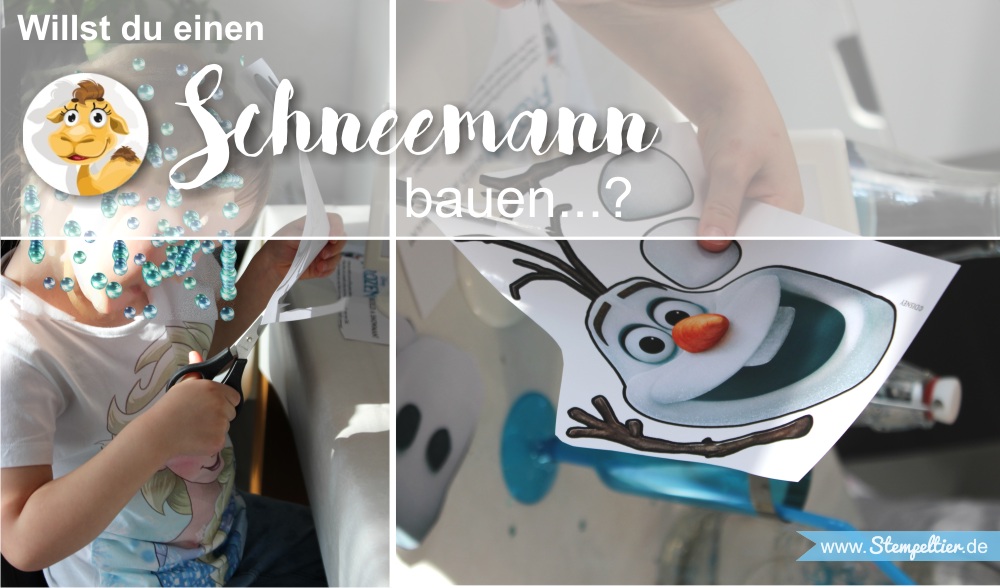 frozen eiskönigin party deko schnemann bauen vorlage freebie