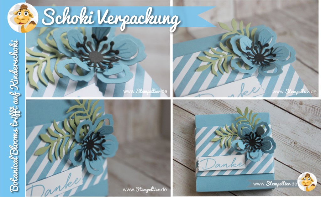 stampin up botanical blooms verpackung schokolade merci goodies stempeltier