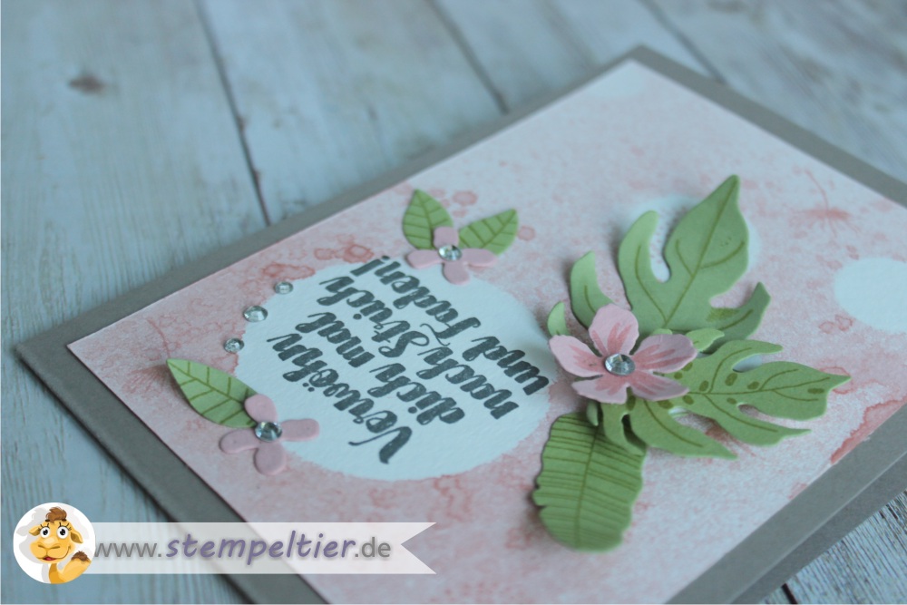 stampin up verwöhn dich strich und faden botanical blooms botanischer Garten Pflanzen Potpourri technik stampin spritz 3