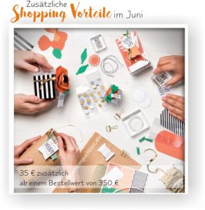 stampin up shpooing vorteile juni 2016 35 eur special stempeltier