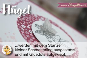 Stampin Up einfach Zauberhaft Feen mit Flügeln aus Schmetterling