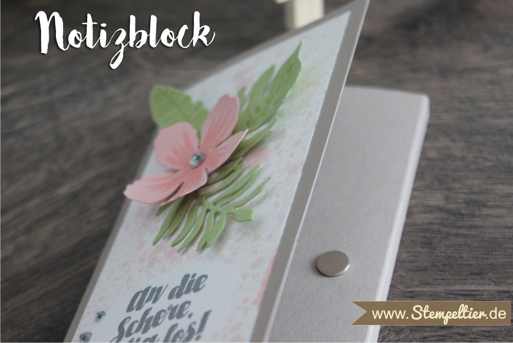 stampin up notizblock Block verpacken Blumen Botanical Blooms botanischer Garten Stempeltier 3