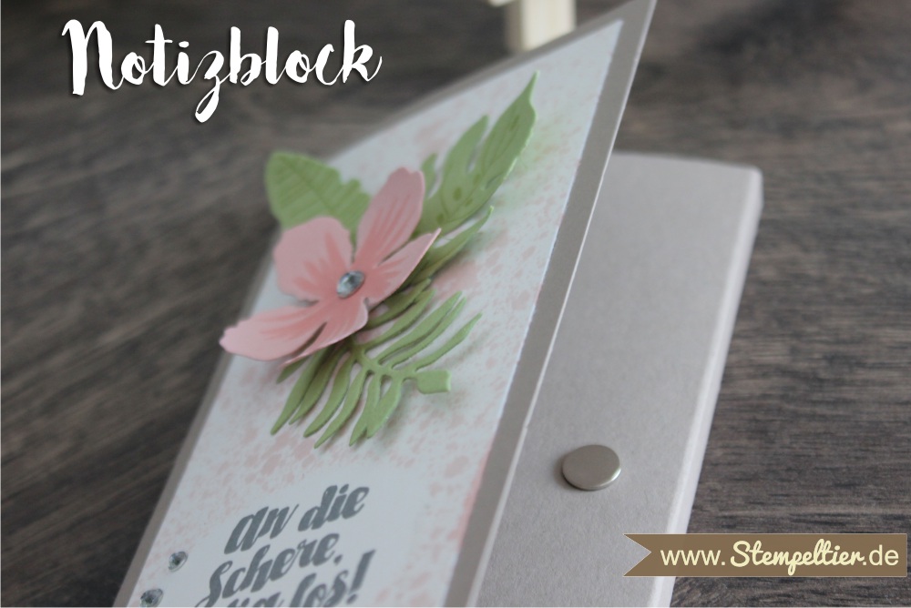 stampin up notizblock Block verpacken Blumen Botanical Blooms botanischer Garten Stempeltier 3