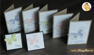watercolor wings Schmetterlinge von Stampin Up Danke von Herzen Stempeltier bold butterfly framelits 3