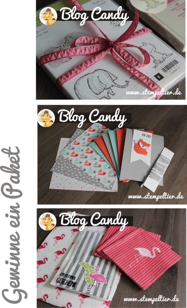 blog Candy Gewinnen Verlosung vom Stempeltier loveyoulots pop of paradise foxy friends