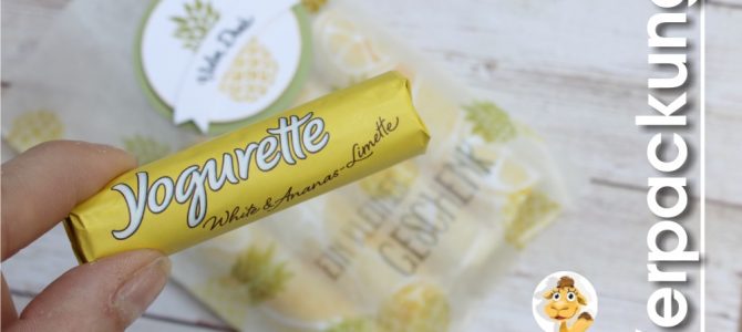 sommerliche Ananas & Limette Yogurette verpacken