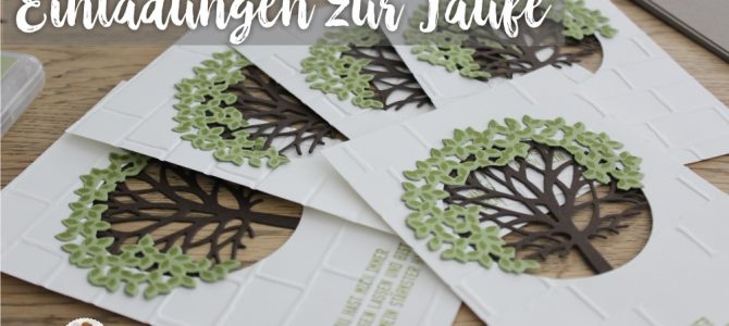 Einladungen zur Taufe – der Baum als Symbol