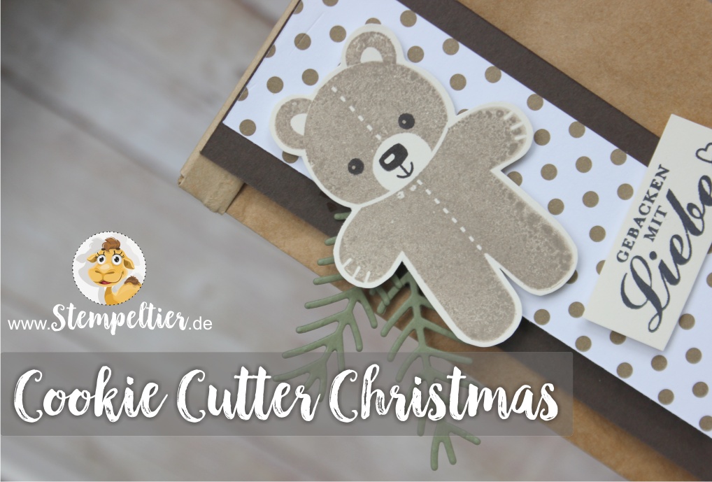 cookie cutter christmas ausgestochen weihnachtlich sneak preview Winterkatalog 2016 stampin up vom stempeltier teddybär