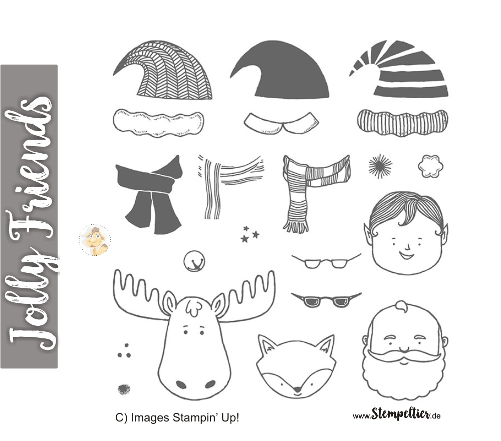 jolly friends by stampin up