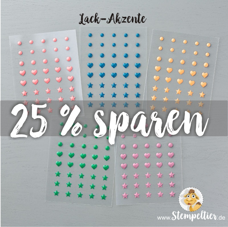 lackakzente von stampin up 25% sparen