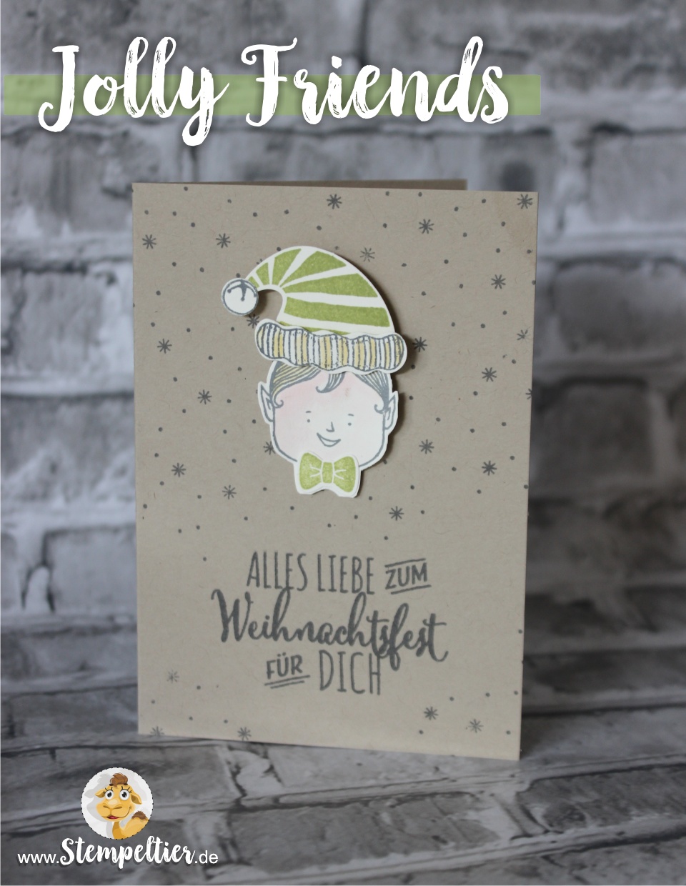 stampin up neu Winterkatalog 2016 Jolly friends elf vom Stempeltier Kaufbeuren