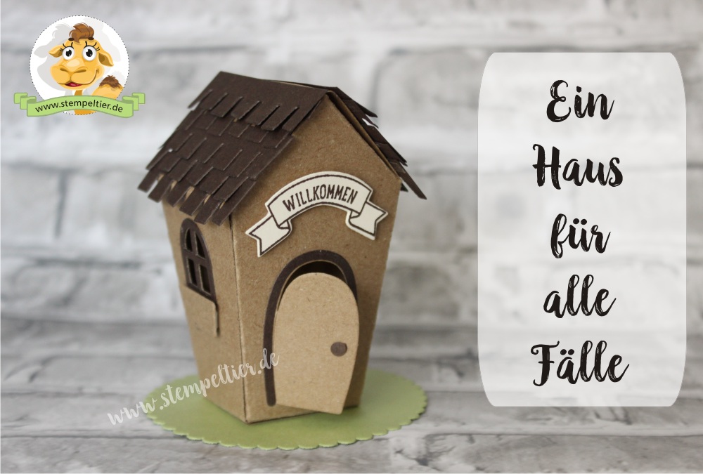 Stampin up ein haus für alle Fälle zu Hause Hausbau willkommen neues Zuhause sweet home Stempeltier