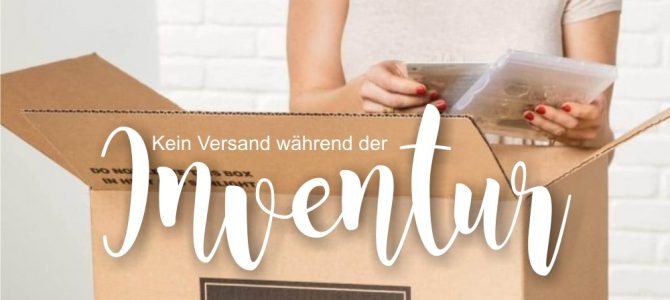 Jährliche Inventur bei Stampin‘ Up! Jährliche Inventur bei Stampin‘ Up!