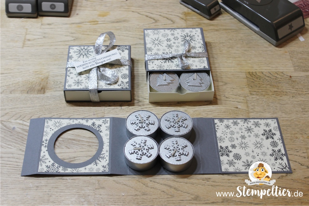 stampin up blog anleitung advent teelicht mini adventskranz sterne winter stempeltier maße eskimo ausgestochen weihnachtlich cookie cutter verpackung landsberg kaufbeuren