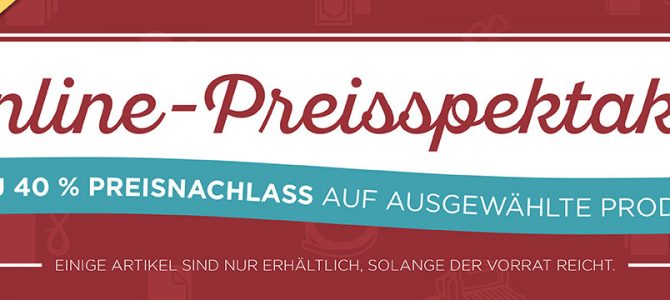 Stampin‘ Up! Online Preisspektakel 21-28 November 2016