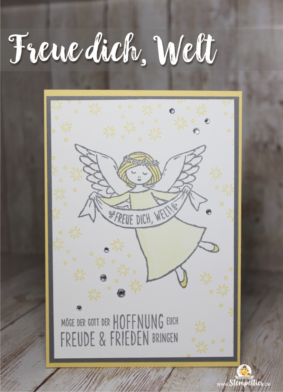 stampin up wonder of christmas angel blog freue dich welt stempeltier weihnachtskarte