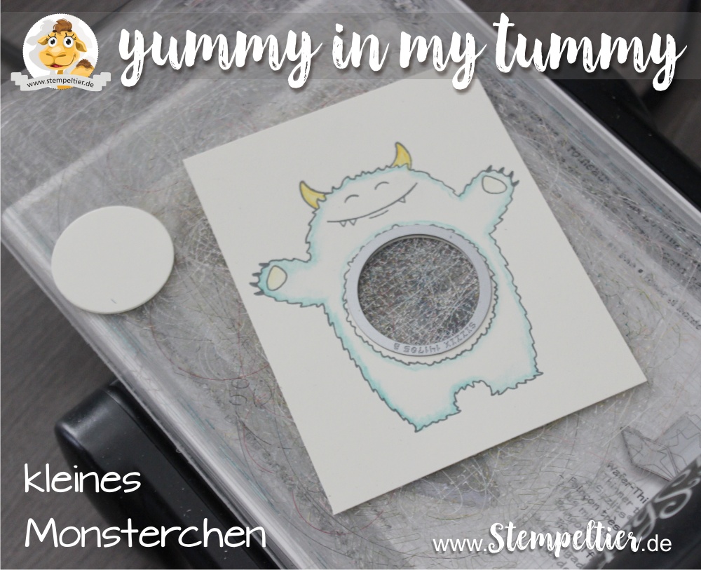 stampin up 2017 monster yummyinmytummy schüttelkarte bighshot stempeltier