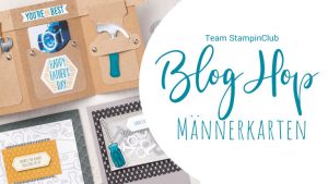 stampin up blog hop stempeltier Männerkarte 