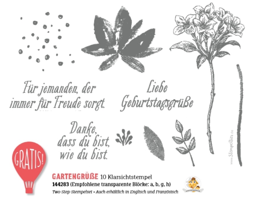 stampin up SAB 2017 gartengrüße Geburtstagskarte