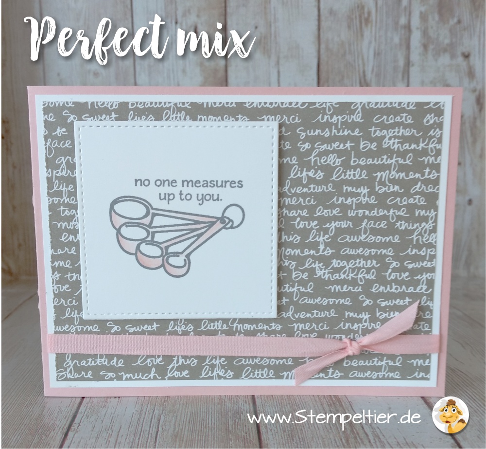stampin up perfect mix no one measures up to you stitched framelits stickmuster