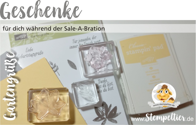 stampin up sale a bration SAB 2017 gartengrüße gartengruesse gratis geschenk stempeltier prämie 1