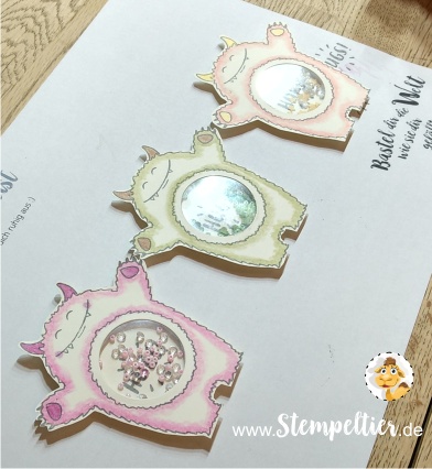 schüttelmonster marion workshop stempeltier stampin up yummy tummy