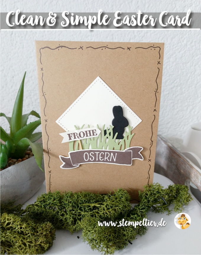 stampin up blog eastercard Osterkörbchen craft schwarz stitched framelits stempeltier ostern