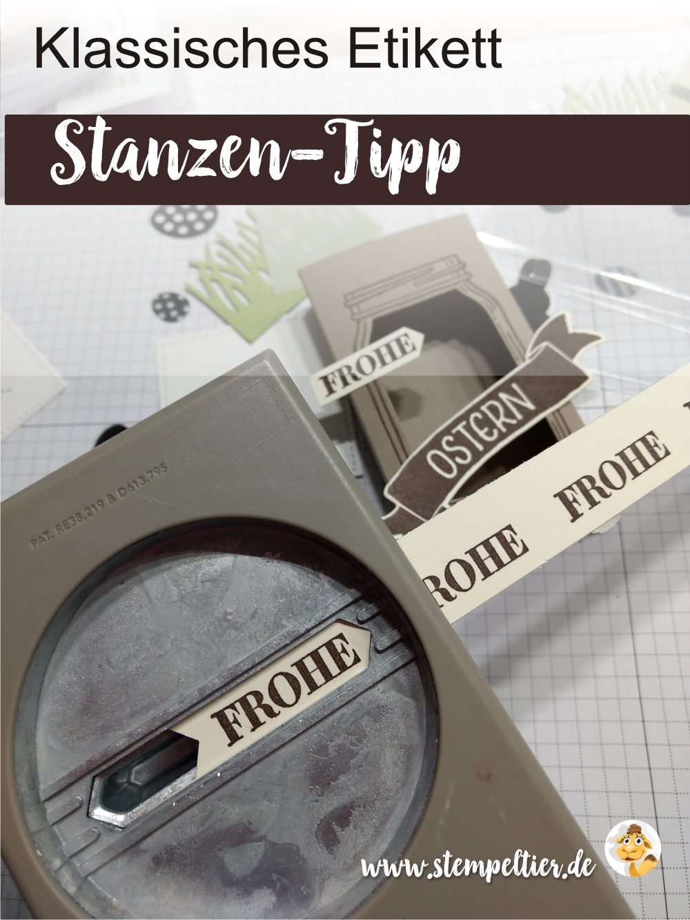 stampin up blog klassisches etikett classic label punch tipp anleitung stempeltier