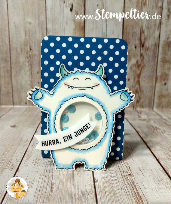 stampin up schüttel monster yummy tummy bannerduo colorieren bermuda