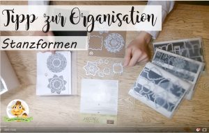 stampin organisation aufbewahrung stanzformen bigshot magnetfolie